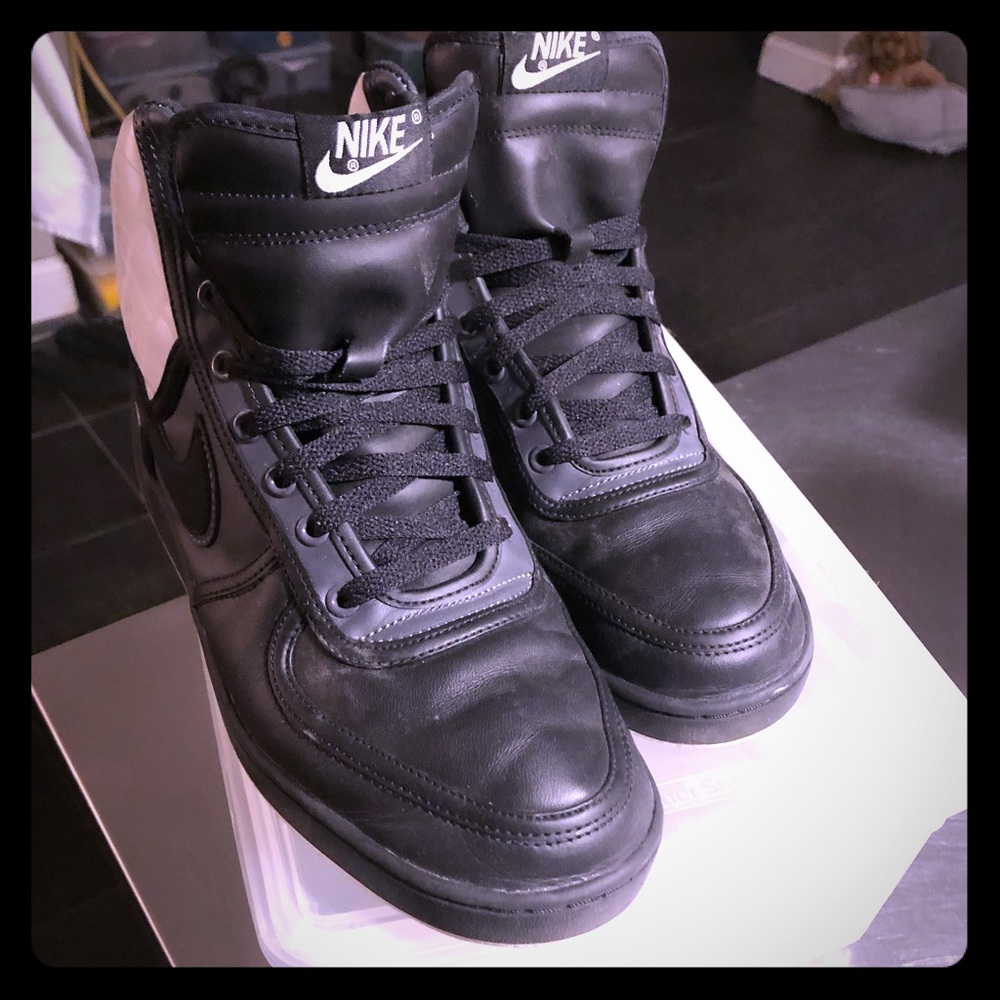 Nike Vandals 10.5 Black/White Snake Skin